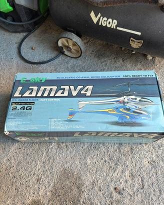 Elicottero RC E-Sky Lama V4 4 / RTF Completo
