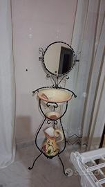 Lavabo in ferro battuto