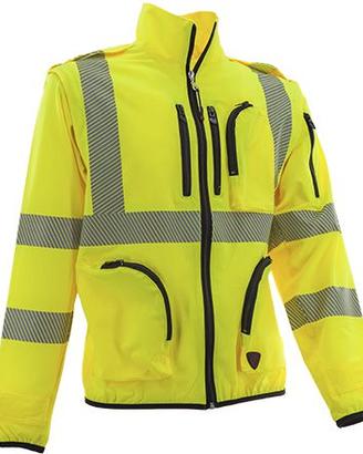 Giubbino Giacca Gilet Emergenza Fluo GIUBTEC POWER