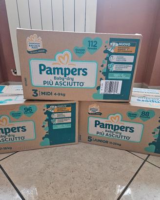 Pannolini Pampers baby dry diverse taglie