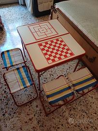 Tavolino pic nic per bambini vintage
