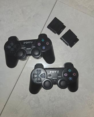 coppia joystick ps2 wireless
