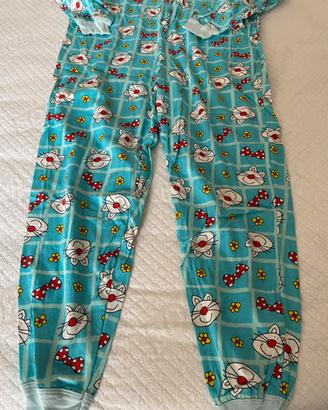 Pigiama gatti costume intero uomo unisex M/L