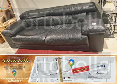 Codice: 267109 DIVANO 3 POSTI IN VERA PELLE COLOR
