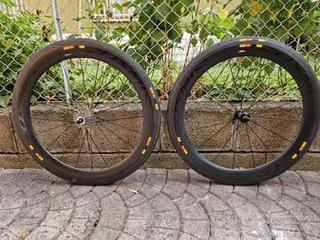 ruote carbonio Mavic x tubolare 