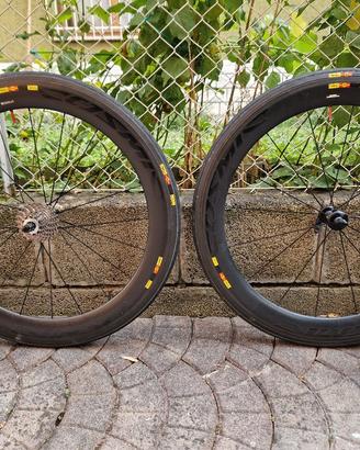 ruote carbonio Mavic x tubolare 