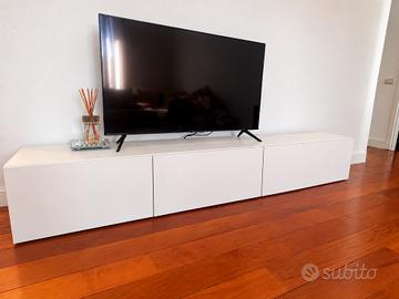 Mobile TV IKEA bianco – 3 ampi cassettoni