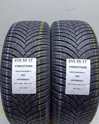 2 GOMME 215 55 17 FIRESTONE INV RIF4094