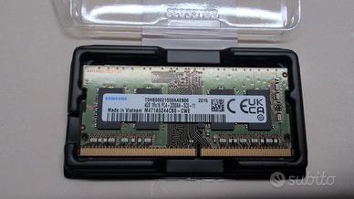 RAM Samsung 4GB DDR4 SODIMM 3200MHz