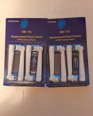 TESTINE DI RICAMBIO PER SPAZZOLINO ORAL B 