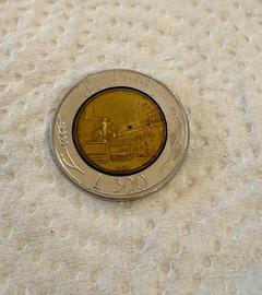 Moneta 500 Lire Bimetallica - Italiana - 1989