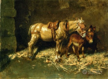 Dipinto pellicciotti animali