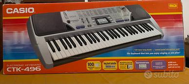 Tastiera Casio CTK-496 - come nuova
