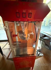 VEVOR Macchina per Popcorn con Carrello 850 W