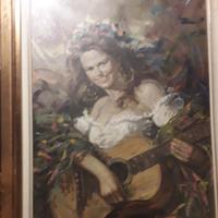 DONNA CON CHITARRA DI GIUSEPPE RAIMONDI 