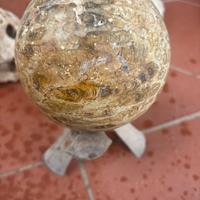 sfera di pietra fossile