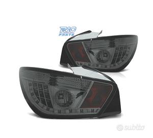 FANALI PER SEAT IBIZA 08-12 3 PORTE LED FONDO CROM