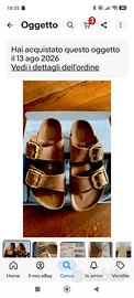 Birkenstock Arizona BigBuckle sandali pelle Cognac