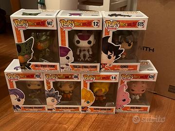 Funko Pop Dragon Ball Z originali Lotto collezione
