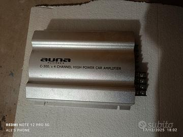 Amplificatore auto Auna c-300 4 channel