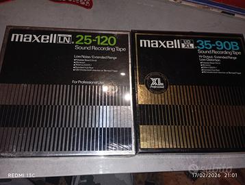 2 Bobine nastro magnetico per incisioni Maxell