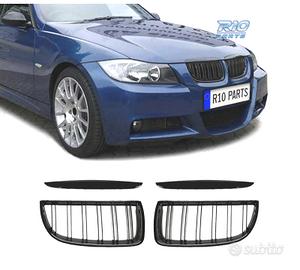 GRIGLIE BMW E90 E91 05-08 LOOK M4 NERO LUCIDO