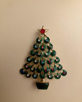 Spilla albero di Natale