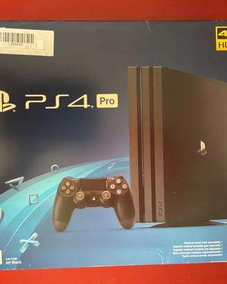 PS4 Pro 1TB Jet Black firmare 10.01 con scatola
