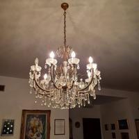Lampadario cristalli di boemia