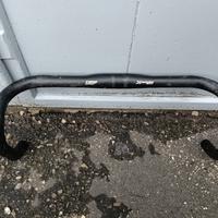 manubrio bici da corsa areo piatto 44 cm