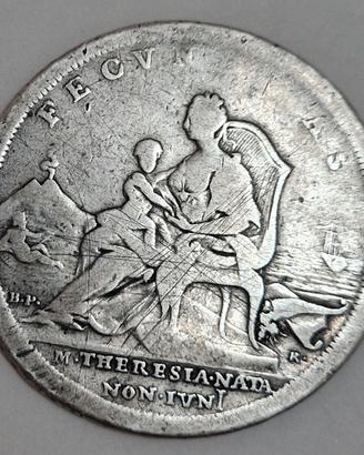 RARA Piastra d'Argento 1772 - "Fecunditas" Napoli 