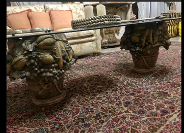 OPERAd'arte:TAVOLOcristalloBASEceramicaANNI50/60