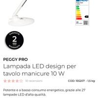 Lampada led unghie