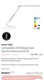 Lampada led unghie