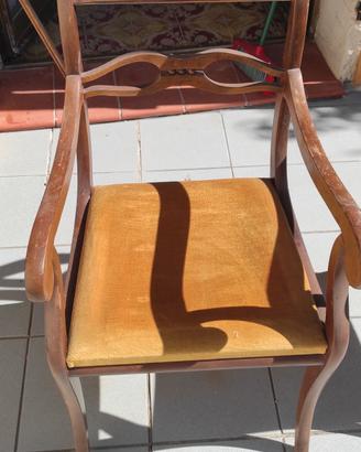 sedie in legno, poltrone, 