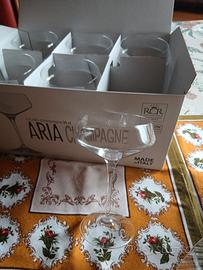 6 calici Champagne 