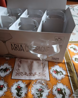 6 calici Champagne 
