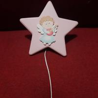 Carillon in legno forma di stella Angioletto