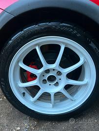 Cerchi oz HLT 17 con gomme semi slick
