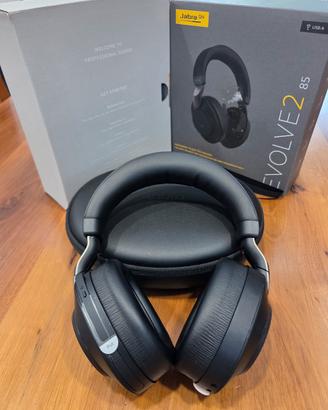 Cuffie Wireless Jabra Evolve2 85 Nere con Scatola