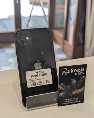 iPhone 11 128GB nero usato garanzia 