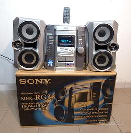 Stereo Sony MHC-RG33 anni 2000, 3cd + musicassette