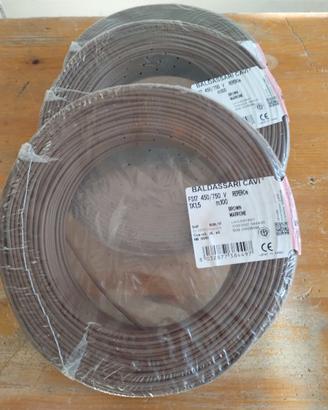 Cordina elettrica unipolare 1 x1,5 marron