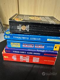 Lotto 5 libri Thriller e Storici