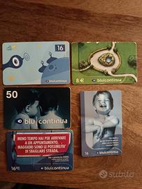 Carte telefoniche BLU CONTINUA