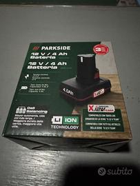 Batteria parkside 12 V 4Ah NUOVA