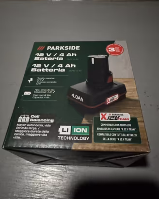 Batteria parkside 12 V 4Ah NUOVA