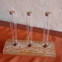 Porta fiori in legno