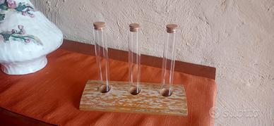 Porta fiori in legno