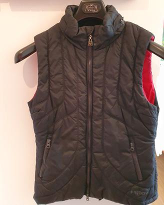 Gilet donna  100 grammi Freddy nero e rosso